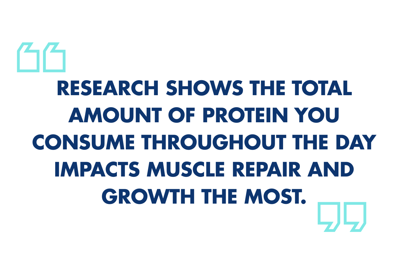 Research shows the total amount of protein you consume throughout the day impacts muscle repair and growth the most. Aim for consistent, high-quality intake at every meal, not just around workouts